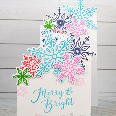 Merry & Bright Snowflake Z-Fold