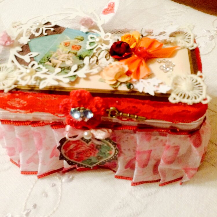 Altered Ferrero&#039;s Chocolate box for Valentines