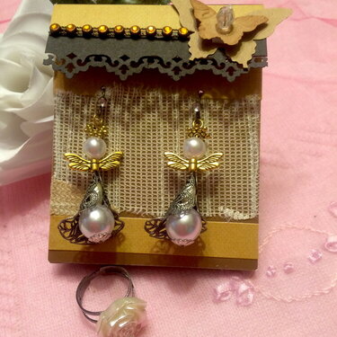 Angel Earrings and Ring