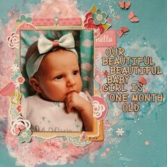 Our Beautiful Baby Girl is One Month