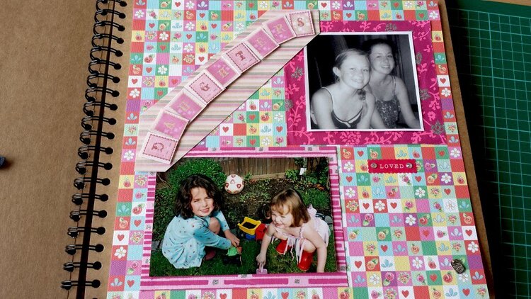 My very first scrapbook page!