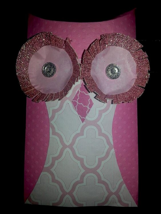 Owl gift card holder