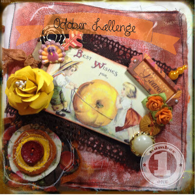 Autumn Fabric Album - Berry71Bleu