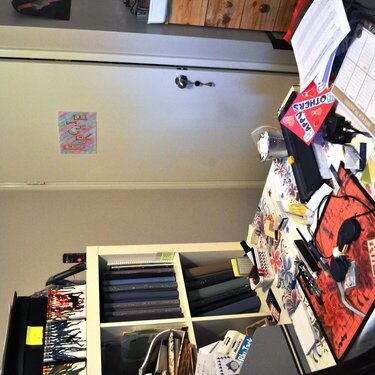 my wardrobe and last view of my scrapbook room