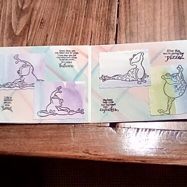 Stampendous Yoga Frogs
