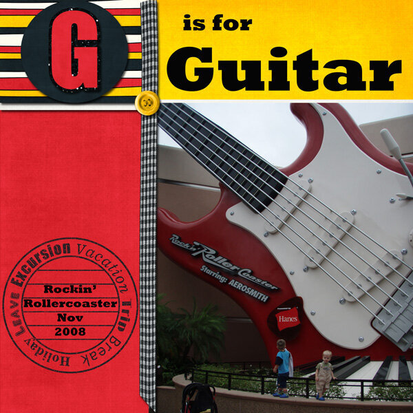 G is for Guitar