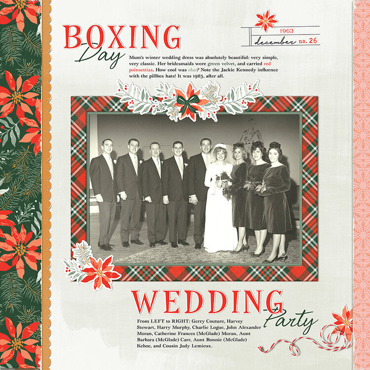 Boxing Day Wedding Party