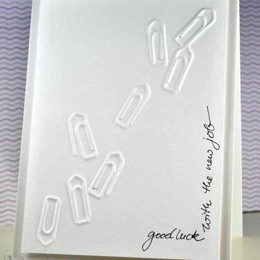 paperclips embossed