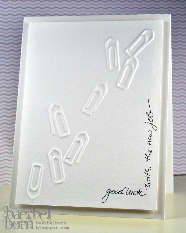 paperclips embossed