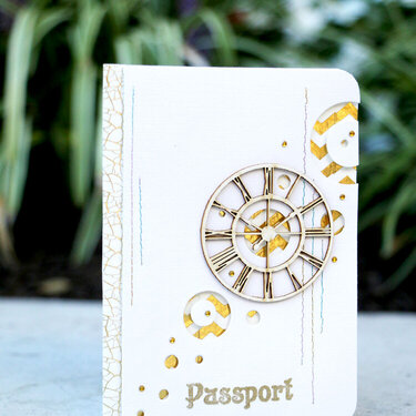 Passport cover &quot;Gold worlds&quot;.