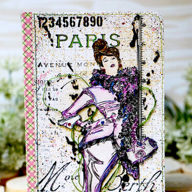 Passport cover &quot;Paris, Paris - a waking dream&quot;/