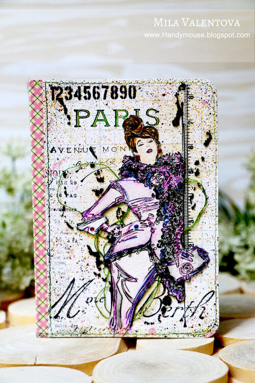 Passport cover &quot;Paris, Paris - a waking dream&quot;/