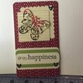 Happiness book mark