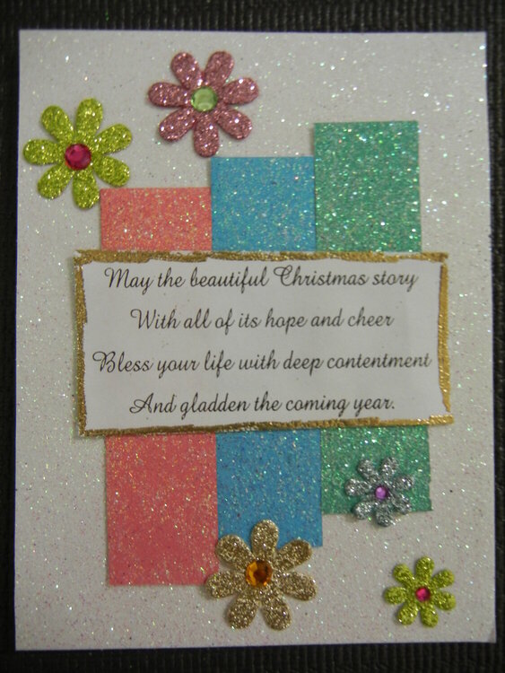 Glitter Christmas Card