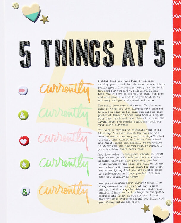 5 Things at 5