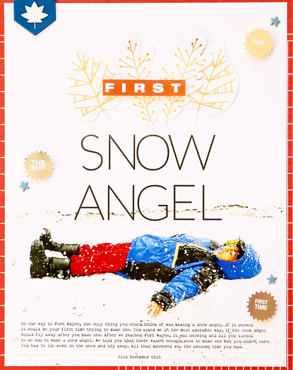 First Snow Angel