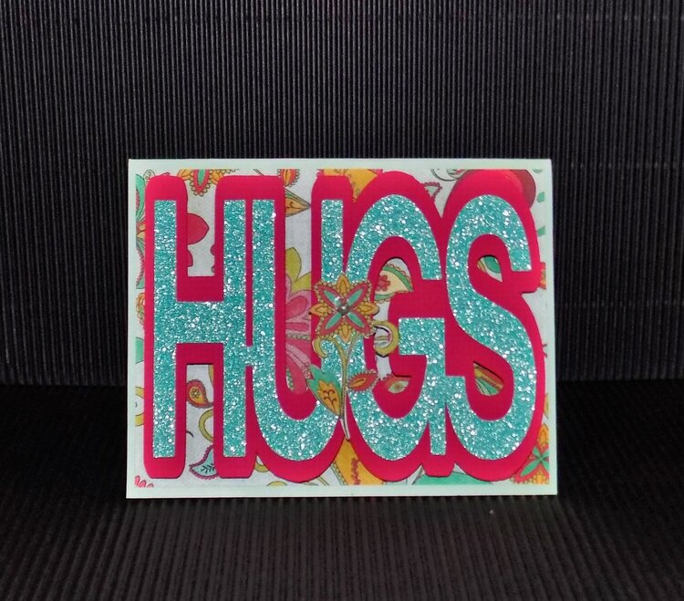 Three Dimensional Hugs Card
