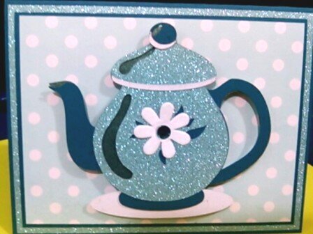 Three Dimensional Teapot Card