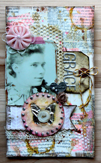 Altered Journal Page - Grace