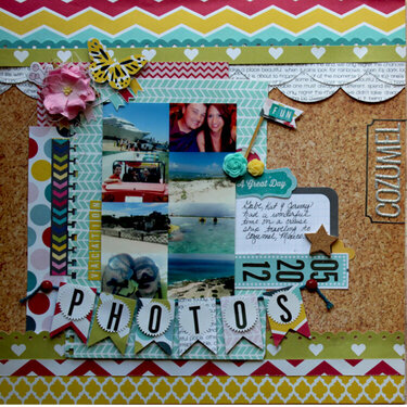 Vacation Photos Layout *LRS August 2013 Kit*