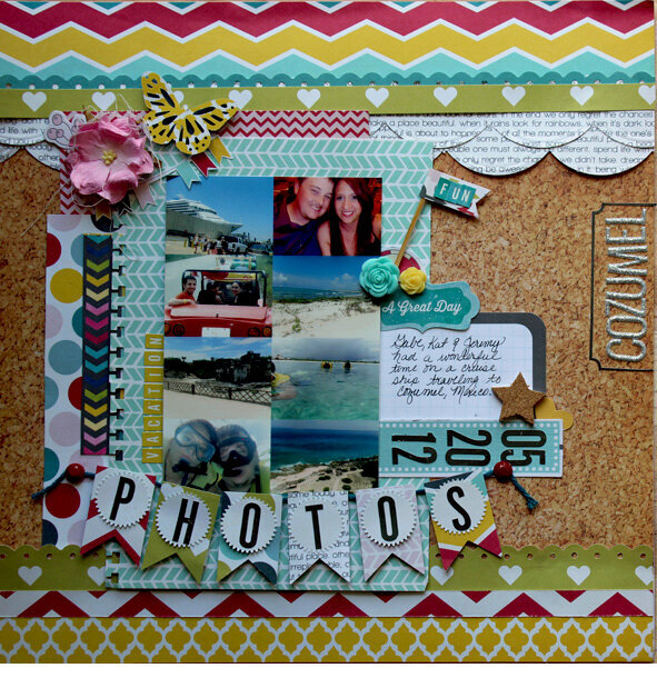 Vacation Photos Layout *LRS August 2013 Kit*