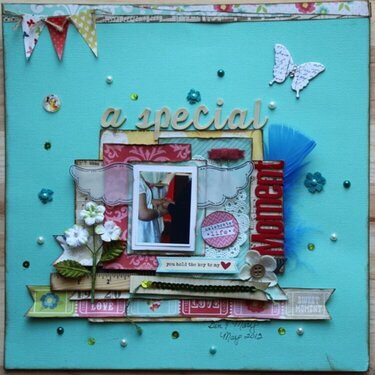 A Special Moment, Little Red Scrapbook July Kit