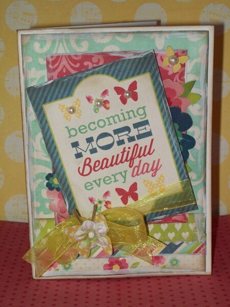 Every Day Card - Little Red Scrapbook July Kit