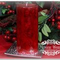 DIY Christmas Candle