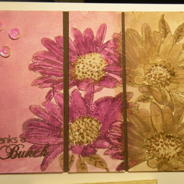 Faded Blooms color to muted natural in panels; Inspired by Deepti Malik