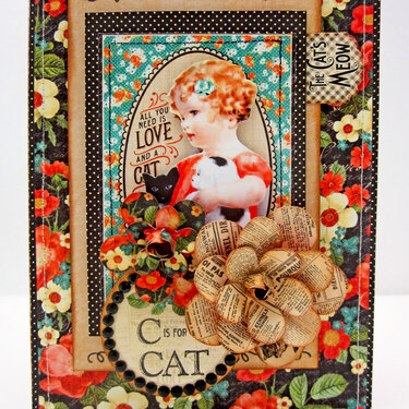 Raining Cats and Dogs Graphic 45 Card