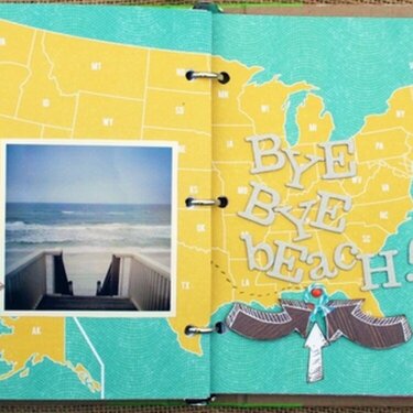 Gift mini album for DH&#039;s bday-our trip to FL &#039;13