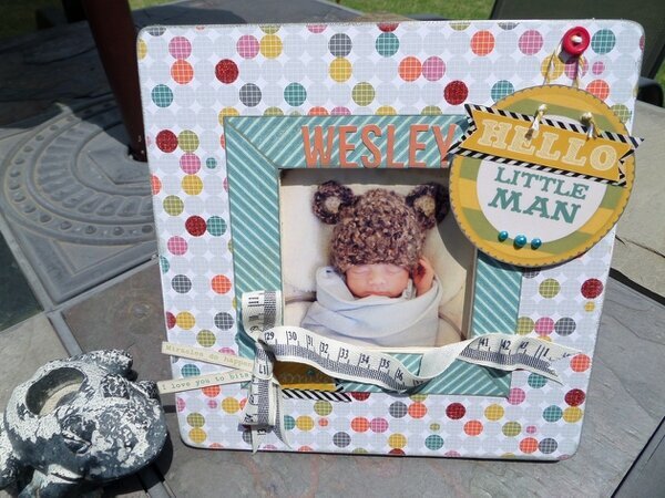 Baby Frame- Created for Peppered with Love