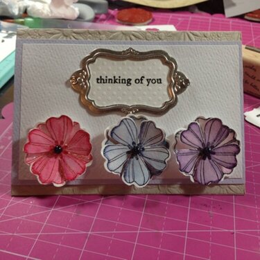 3d Blossom Get Well Soon Card