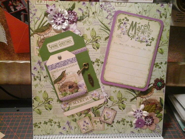 March page Time to Flourish Calendar 2016