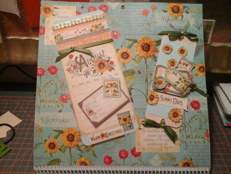 August page Time to Flourish Calendar 2016