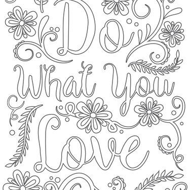 Free Adult Coloring Page Printable