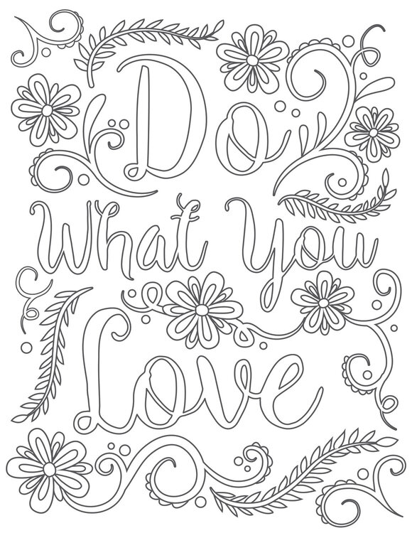 Free Adult Coloring Page Printable