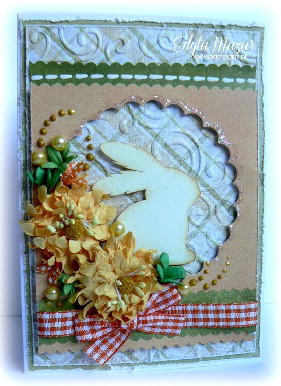 White Rabbit - Easter card