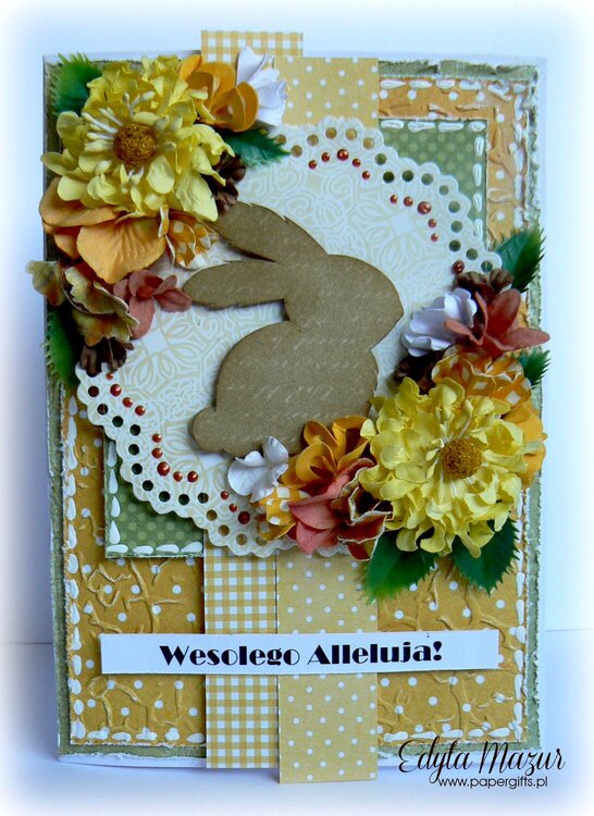 Brown Rabbit - Easter card