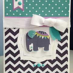 Elephant and Feather card