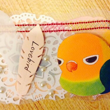 Lovebird blessing card3