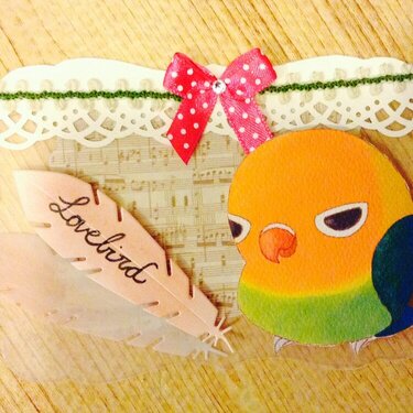 Lovebird blessing card4
