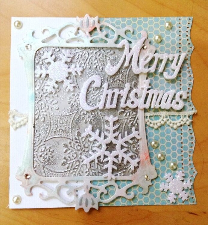 Snow Christmas card