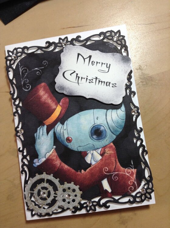 Robot Christmas Card