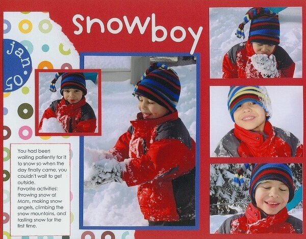 Snow Boy [Art Inspiration wk. of 1/24]