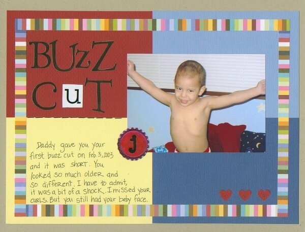 Buzz Cut [wkly gg scraplift challenge]