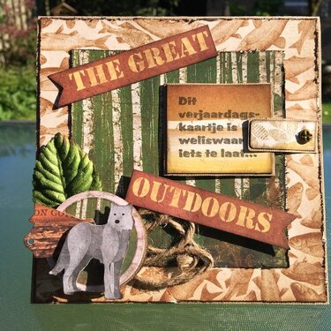 Great Outdoors Birthday Card for Him