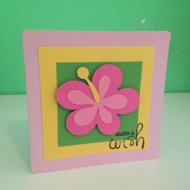 Hibiscus Birthday Card