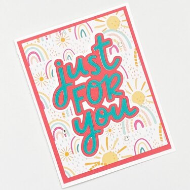 Just for You card 2