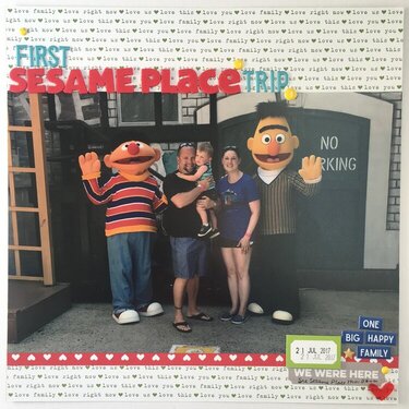 First Sesame Place Trip